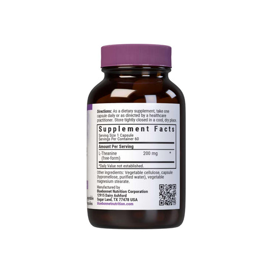 L-Theanine 200mg ingredients label