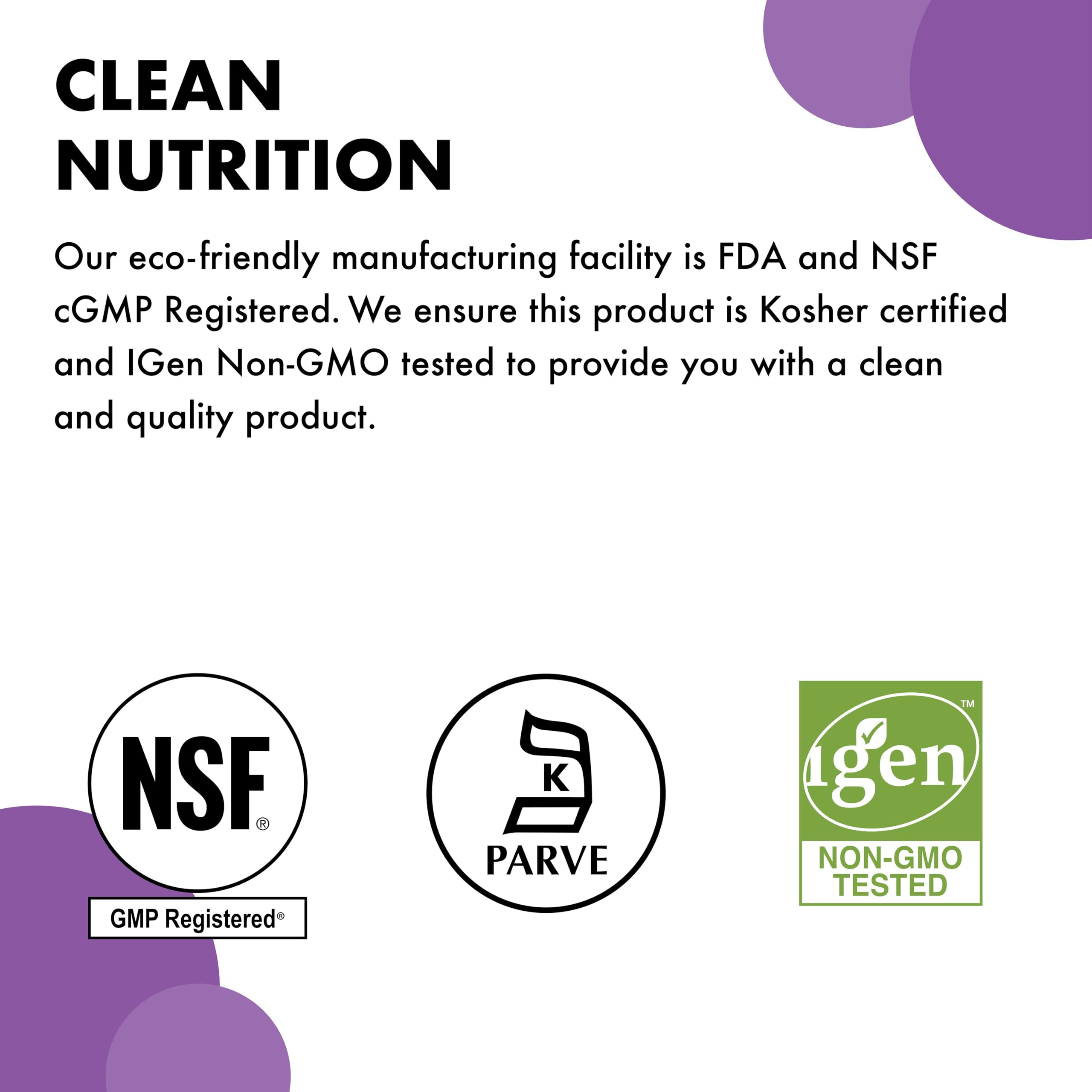 Dairy-free, gluten-free and kosher certified Bluebonnet Nutrition bottle