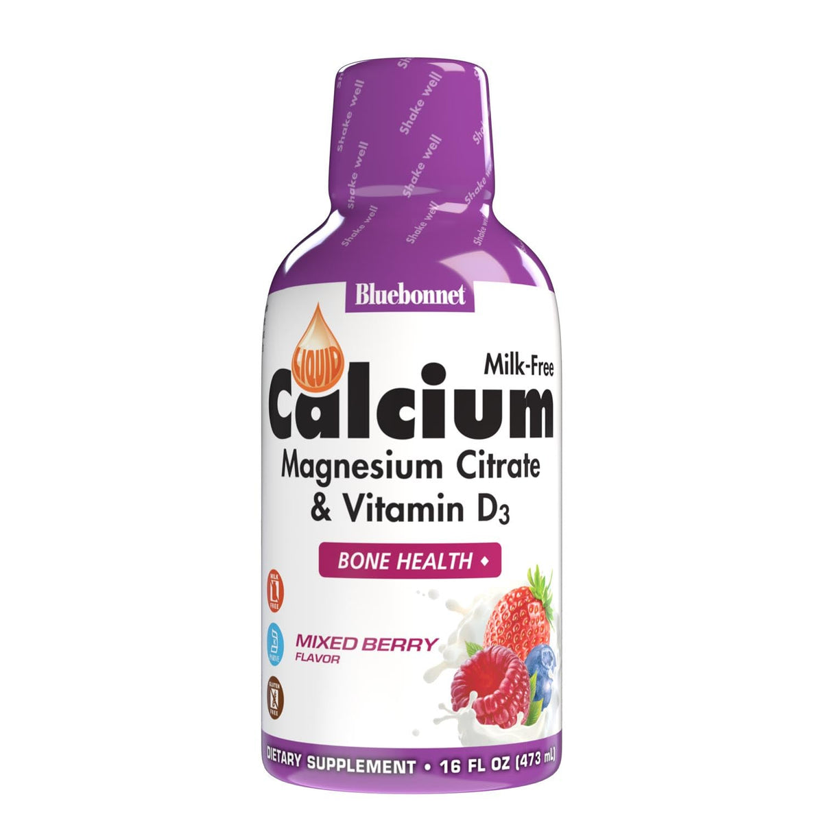 Bluebonnet Nutrition Calcium Citrate Magnesium Vitamin D3 bottle front