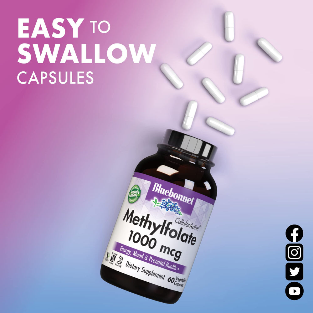Quatrefolic folate active form highlighted on label