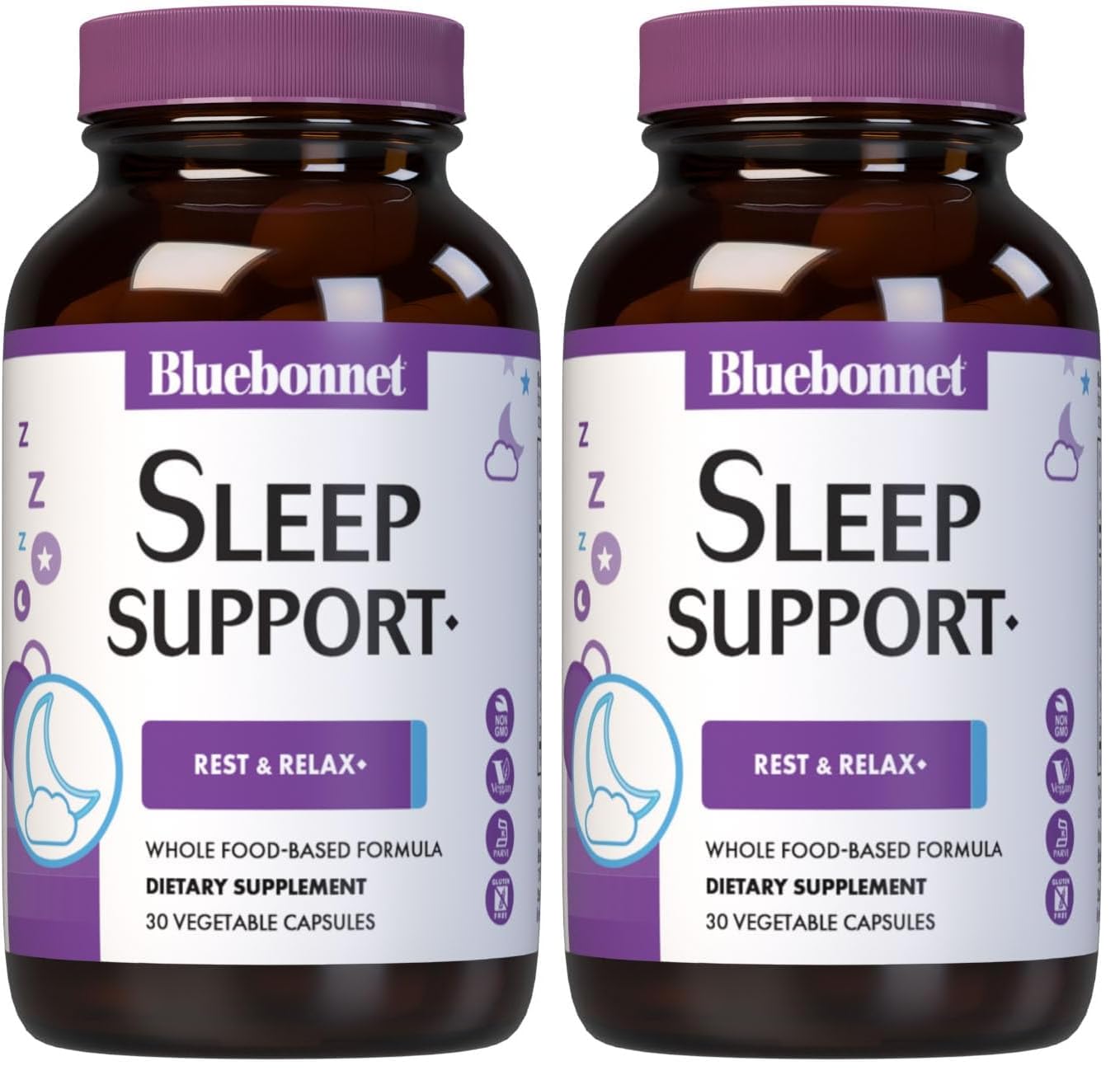 Front packaging of BlueBonnet Nutrition Targeted Choice Sleep Support 2-pack