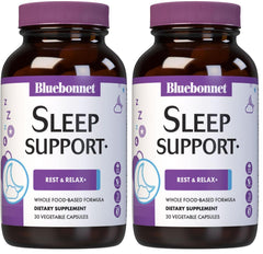Front packaging of BlueBonnet Nutrition Targeted Choice Sleep Support 2-pack