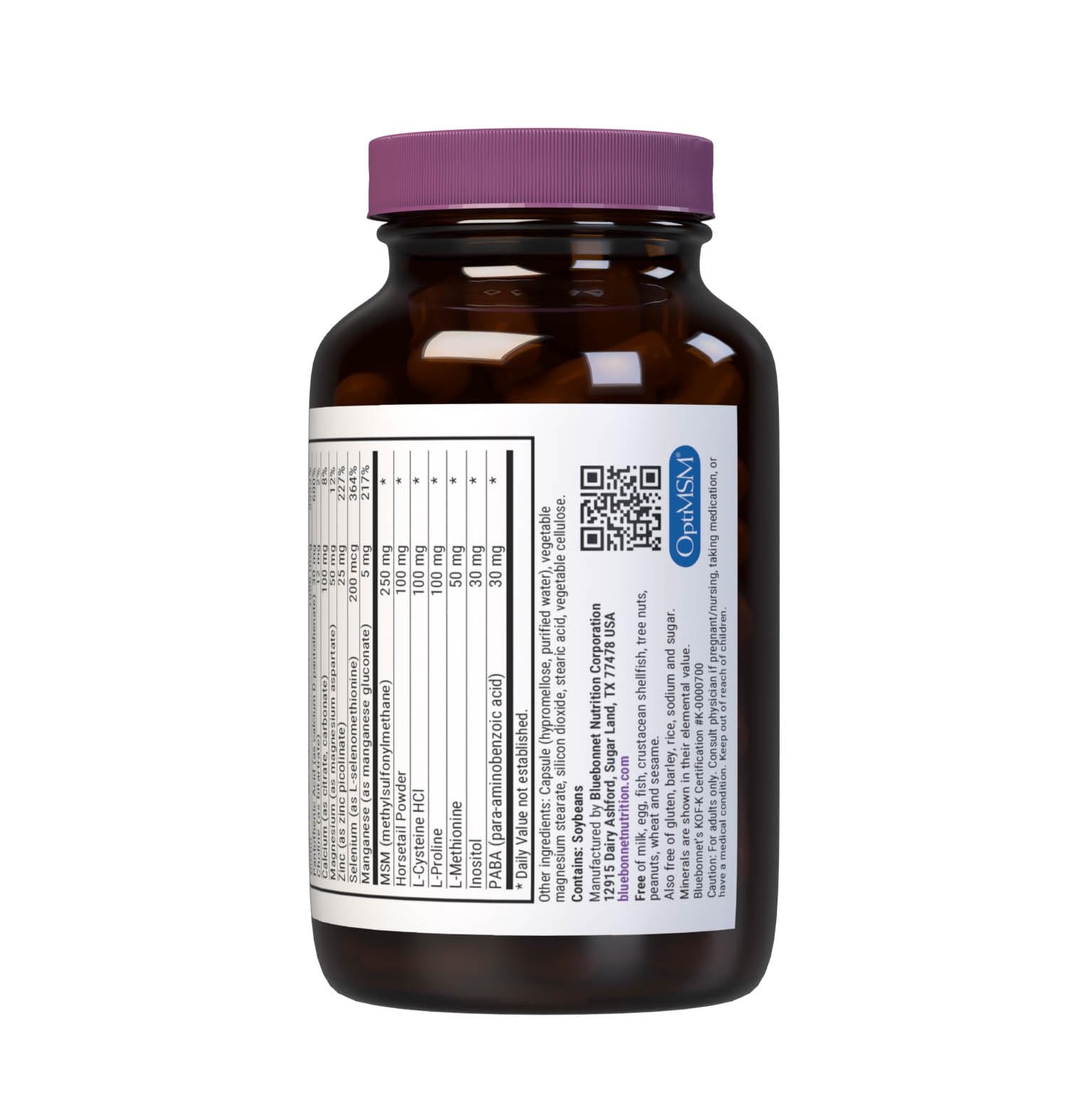 90 vegetable capsules with 30 servings per bottle