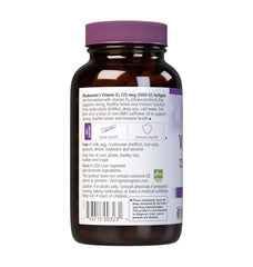 Vitamin D3 5000 IU softgels packaging and bottle