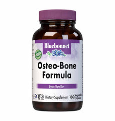 BlueBonnet Osteo-Bone Formula Vegetarian Capsules bottle front label
