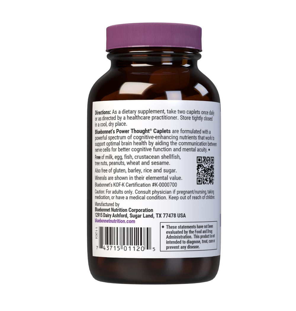 BlueBonnet Power Thought Supplement packaging and bottle