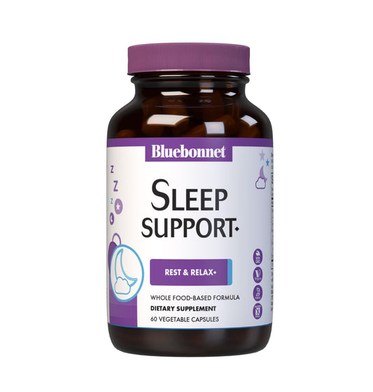 Bluebonnet Sleep Support bottle with packaging