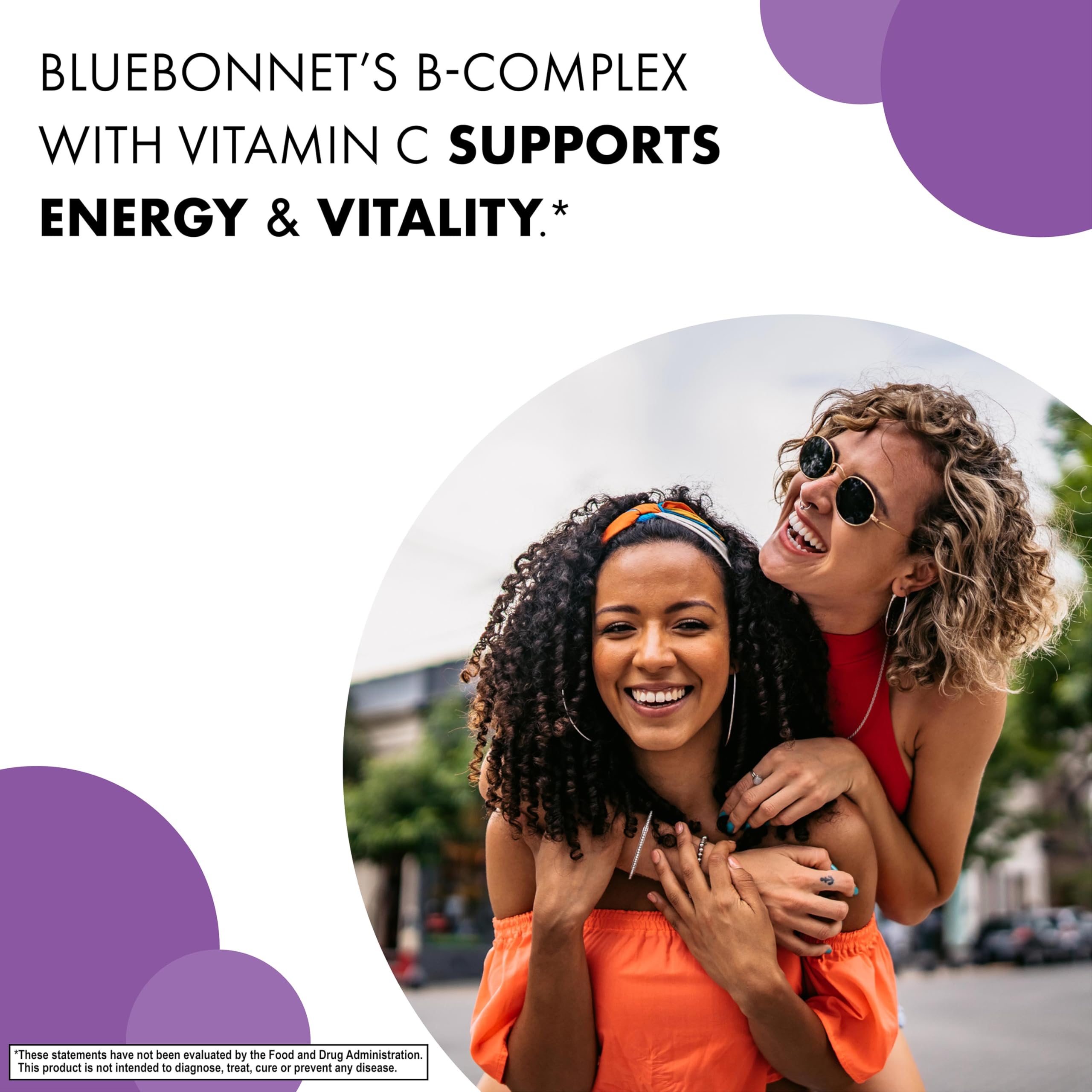 B vitamins and vitamin C for energy and metabolism