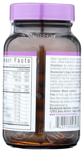 Close-up of capsules inside bottle with label