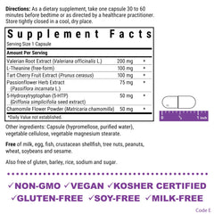 Label highlighting soy-free and gluten-free features