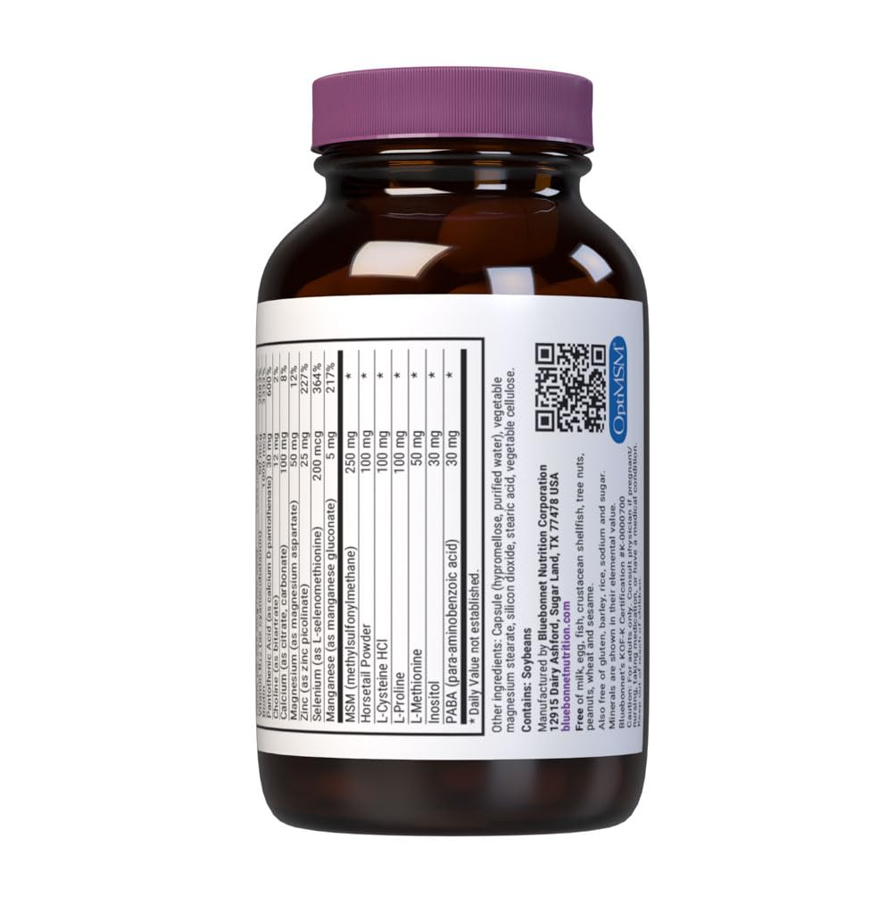 Gluten-free, vegan product packaging for Ultimate Hair & Nail Formula