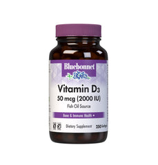 Bluebonnet Vitamin D3 2000 IU bottle – front view
