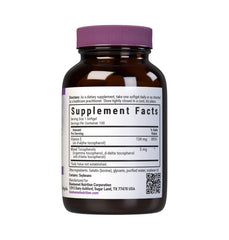 Close-up of BlueBonnet Vitamin E 200 IU Mixed Softgels bottle label