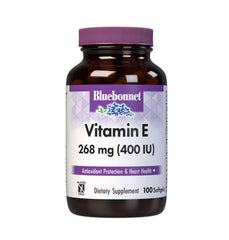 Bluebonnet Vitamin E 400 IU Softgels bottle front view