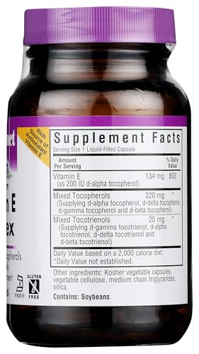 BlueBonnet Vitamin E bottle showing 30 servings