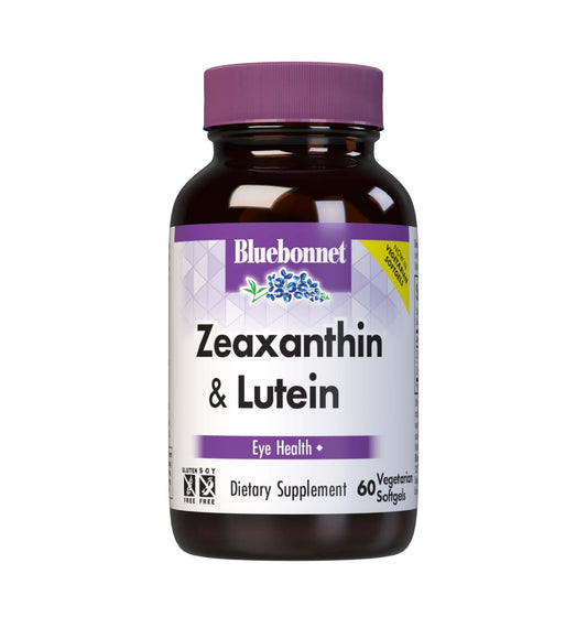 Bluebonnet Zeaxanthin Plus Lutein Softgel bottle front