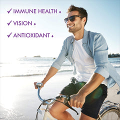 Graphic highlighting zinc support for immune health