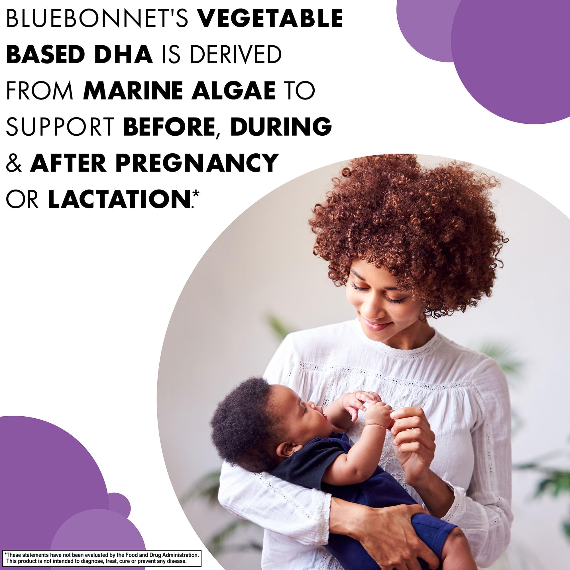 Label for Bluebonnet Ladies' One Prenatal DHA 200 mg