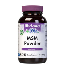 BlueBonnet MSM Powder 8 oz container front view