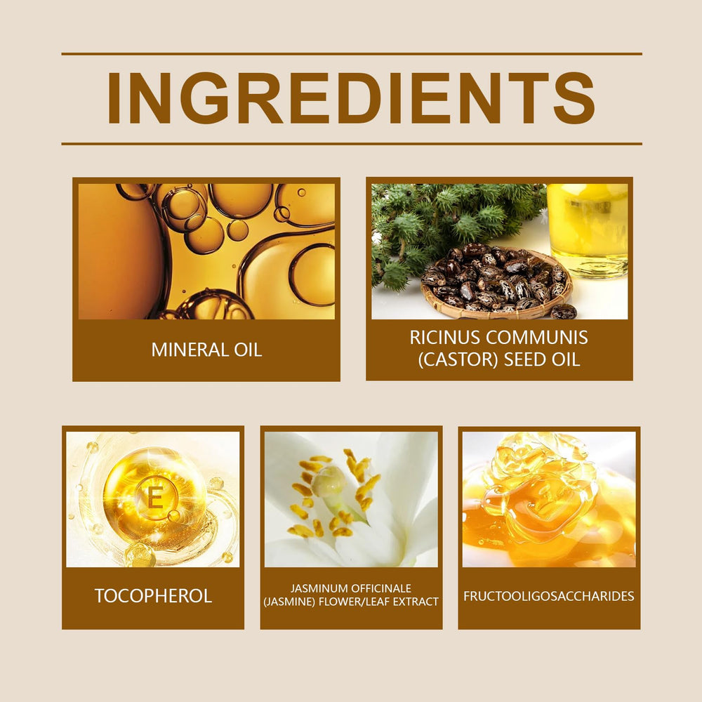 BlueBouff Marshmallow Body Oil applied for massage to soothe rough patches.