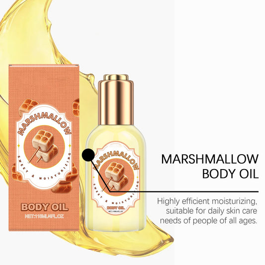 BlueBouff Marshmallow Oil texture close-up demonstrates lightweight, fast-absorbing hydration.