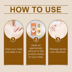 BlueBouff Marshmallow Oil used on elbows and knees for targeted hydration.