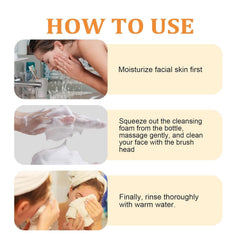 BlueBouff Turmeric Face Wash ingredients with turmeric, rose, lemon for cleansing.