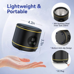 BlueFire cleaner showing 3 digital timing modes