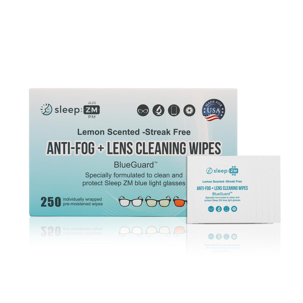 Open single-use BlueGuard wipe sachet