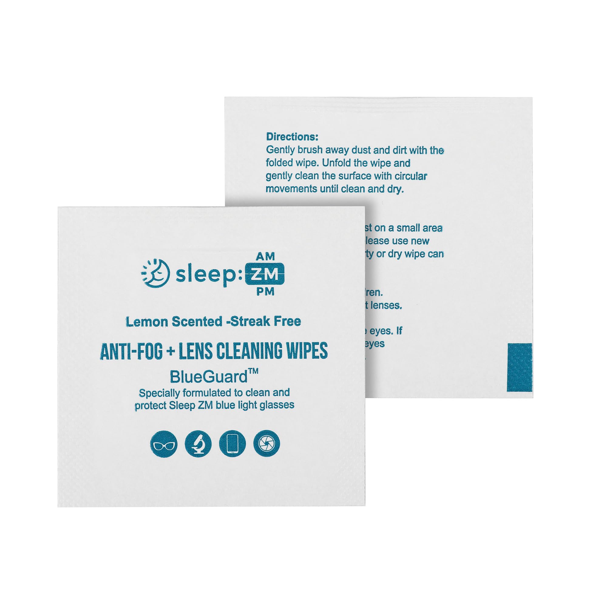 BlueGuard packaging back panel showing 250-count