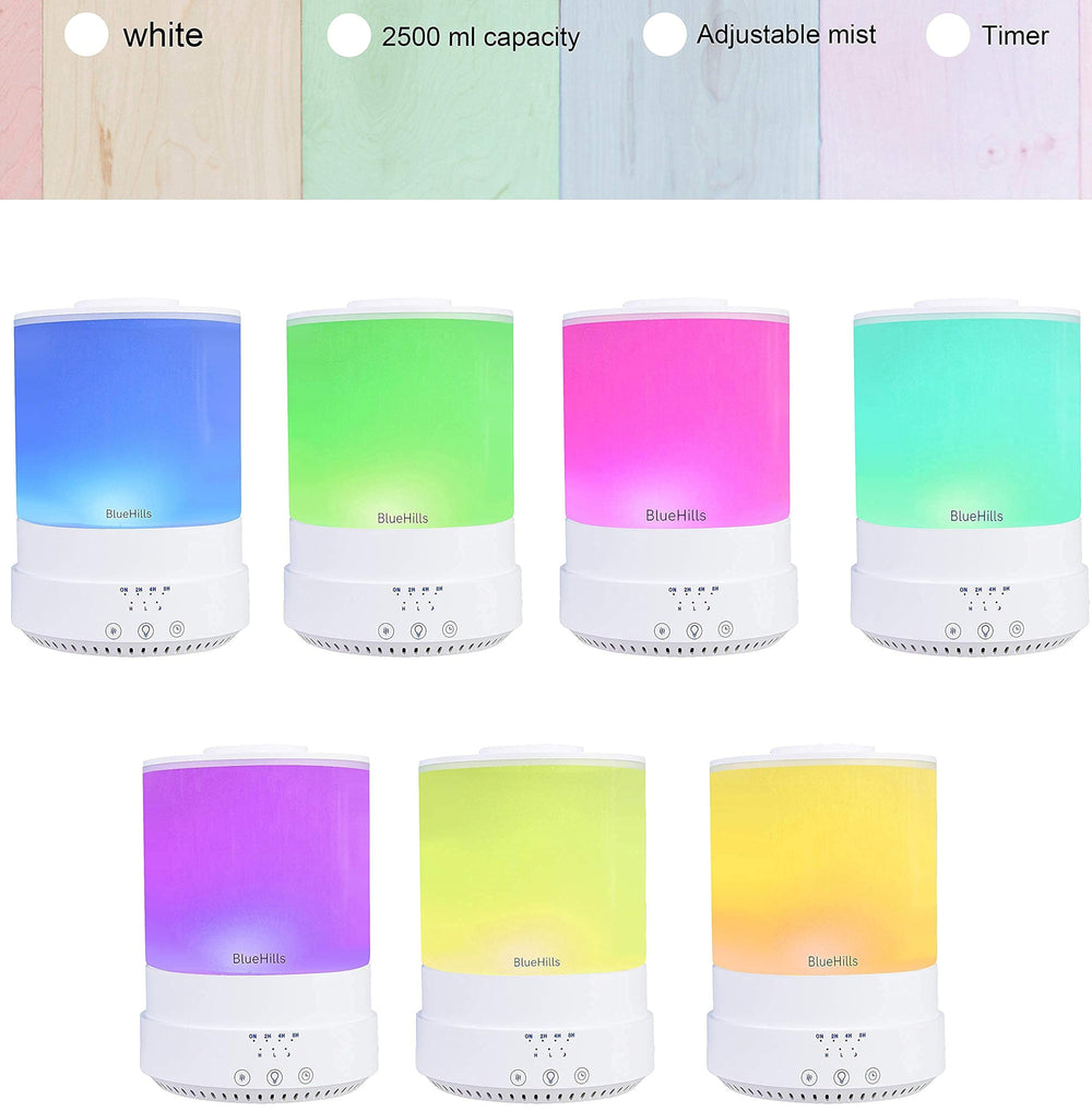 Large 2.5L capacity diffuser ideal for big rooms