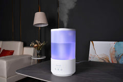 BlueHills diffuser side view highlighting remote control compatibility