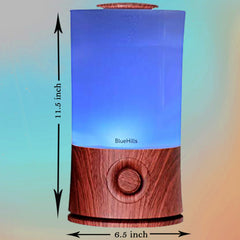 Front view of BlueHills 2L XL diffuser with mist