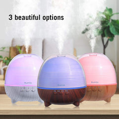 BlueHills diffuser in a bedroom setup for gentle evenings