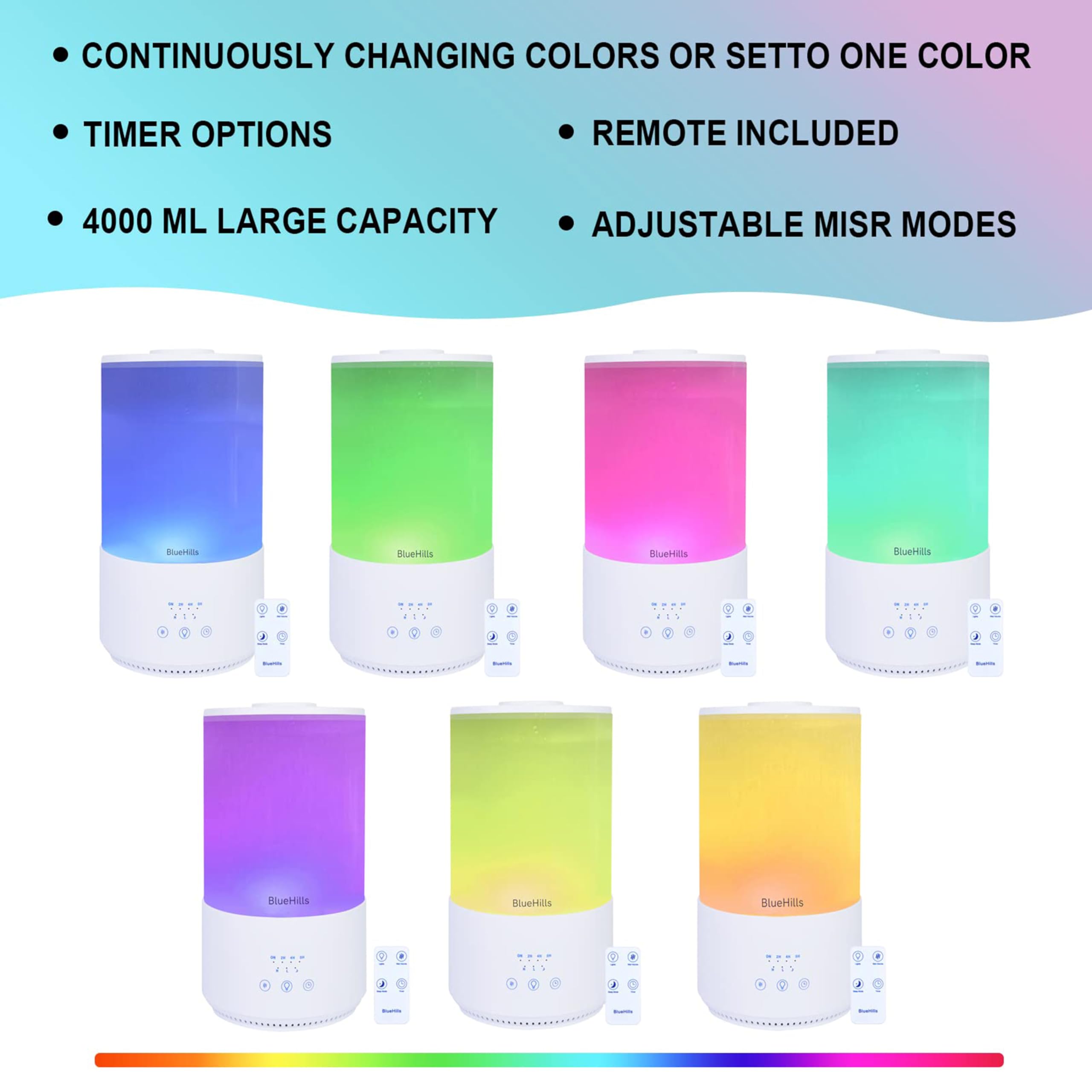 Diffuser placed in a large living room for a spacious setup