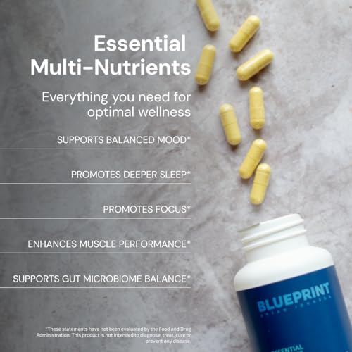 Blueprint Essential Capsules ingredients panel