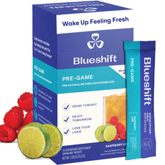 Blueshift Pre-Game packaging hero shot