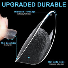 BlueZOO pre-etched nail tips simplify application and adhesion.