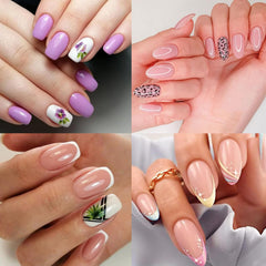 BlueZOO almond and squoval tips in two shapes with 300pcs each.