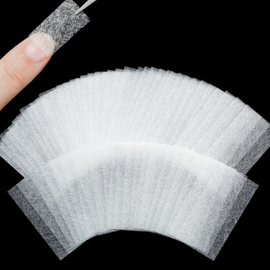 Blulu silk nail extension wrap packaging shows kit contents for home use