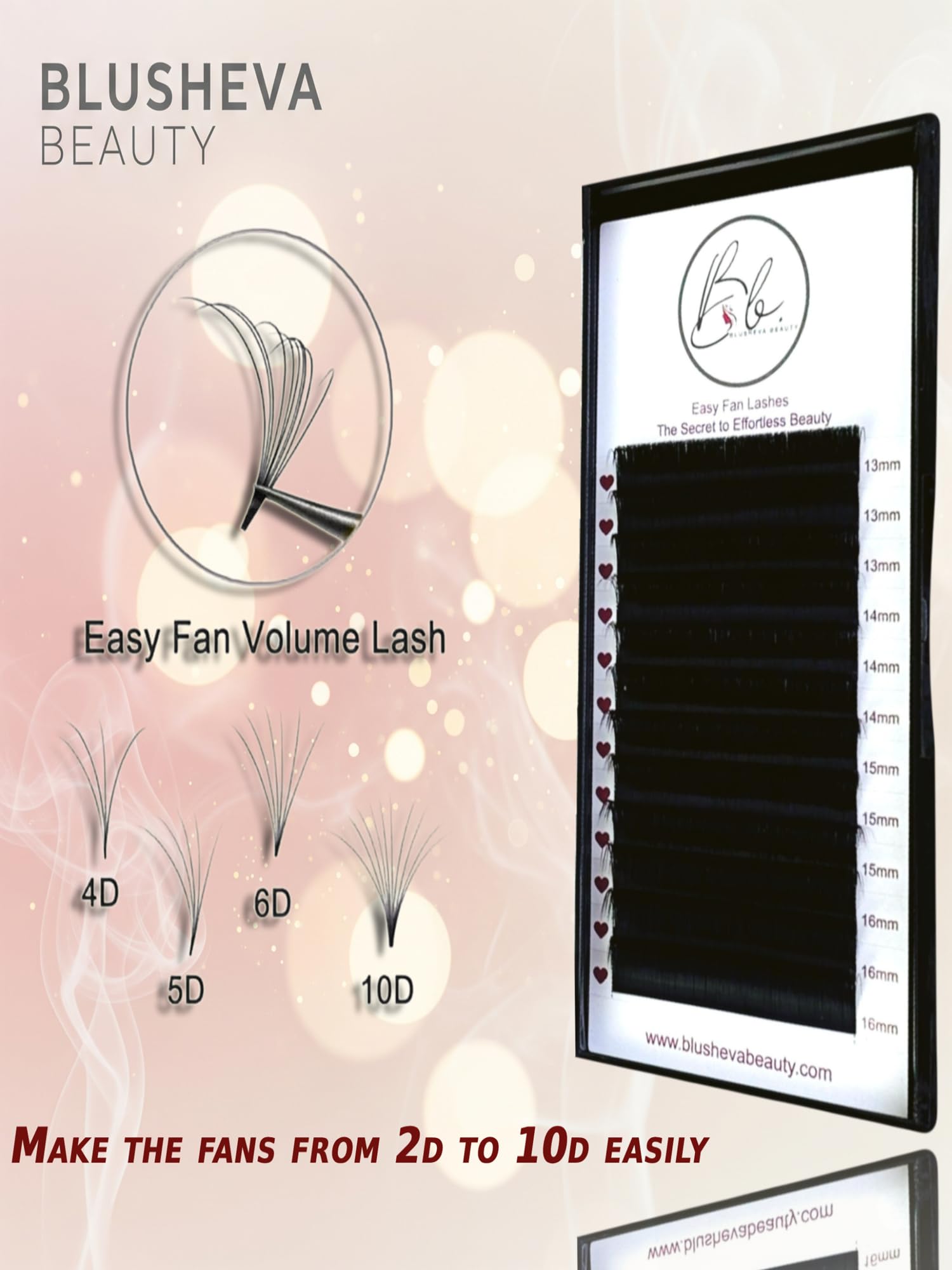 Matte black finish enhances lash lines with deep, dramatic color.