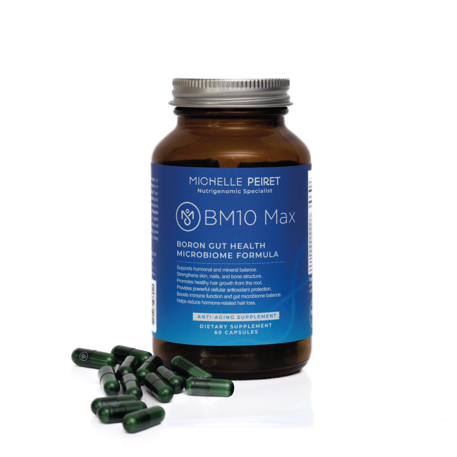 BM10 Max Boron supplement bottle – front view