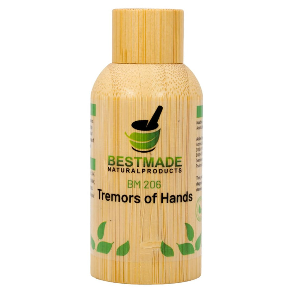BM206 Tremor Support Drops bottle close-up