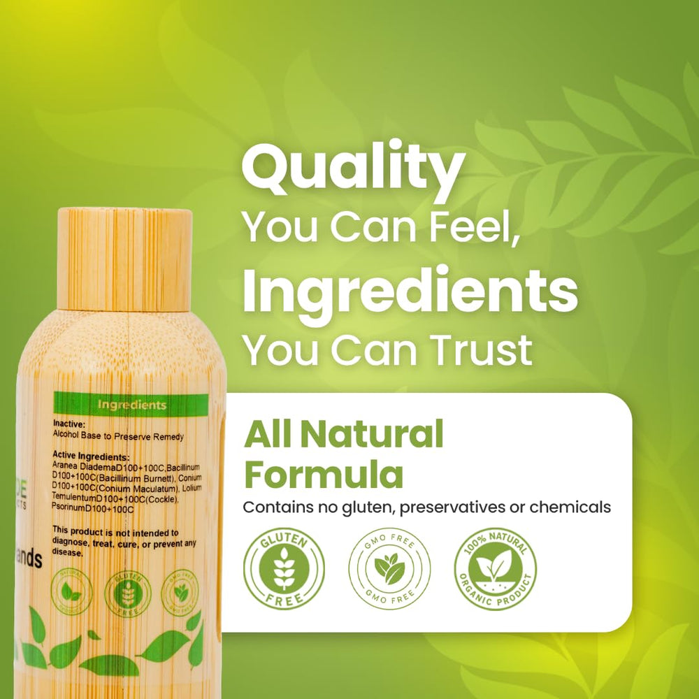 30mL bottle of tremor support drops