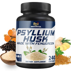 BMVINVOL Psyllium Husk Capsules – hero image