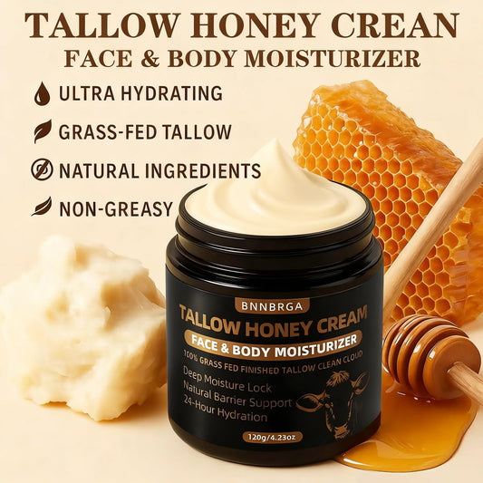 BNNBRGA Manuka honey bottle highlighting soothing skin care