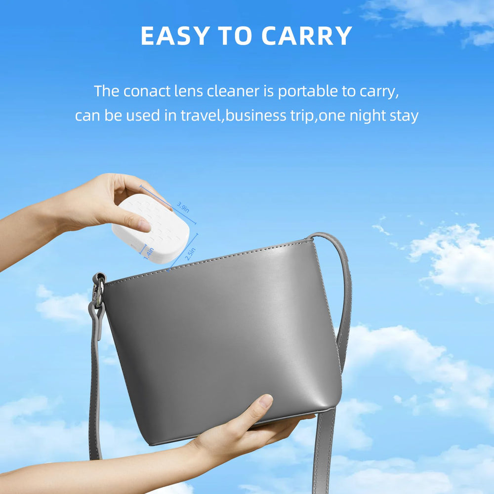 Cleaner in use with soft colored lenses