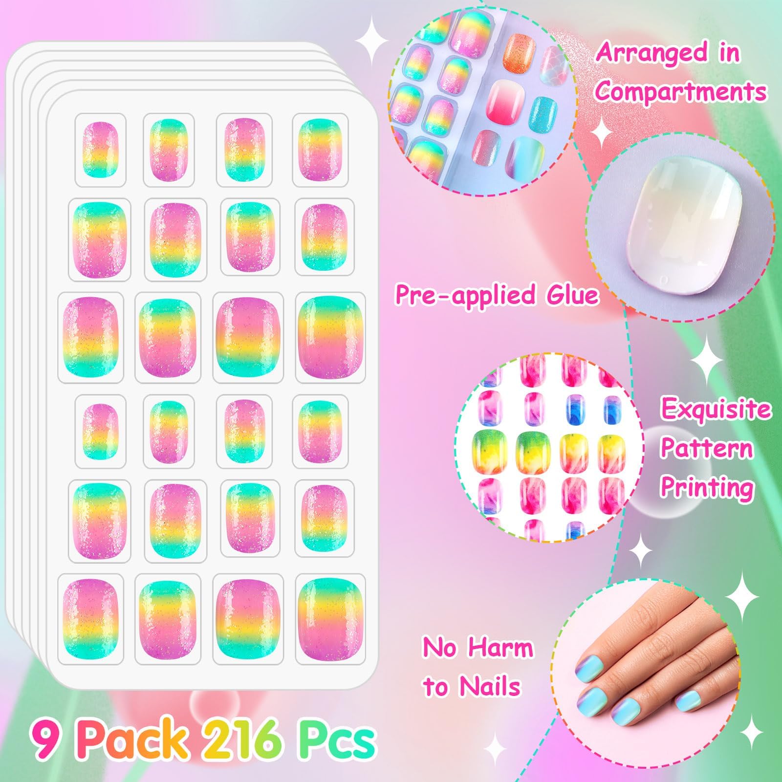 BOARDFEB easy-stick design speeds up kid-friendly nail art