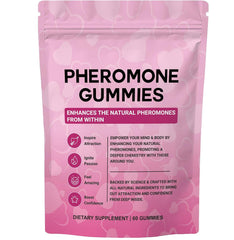 Boasi Pheromone Gummies bottle with strawberry flavor
