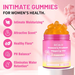 Close-up of Boasi Vaginal Probiotics Gummies pineapple flavor